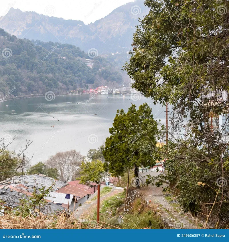 Image Nainital - Naini Lake image beautiful image beautiful image beautiful image beautiful - Full View of Naini Lake during Evening Time Near Mall Road in ...