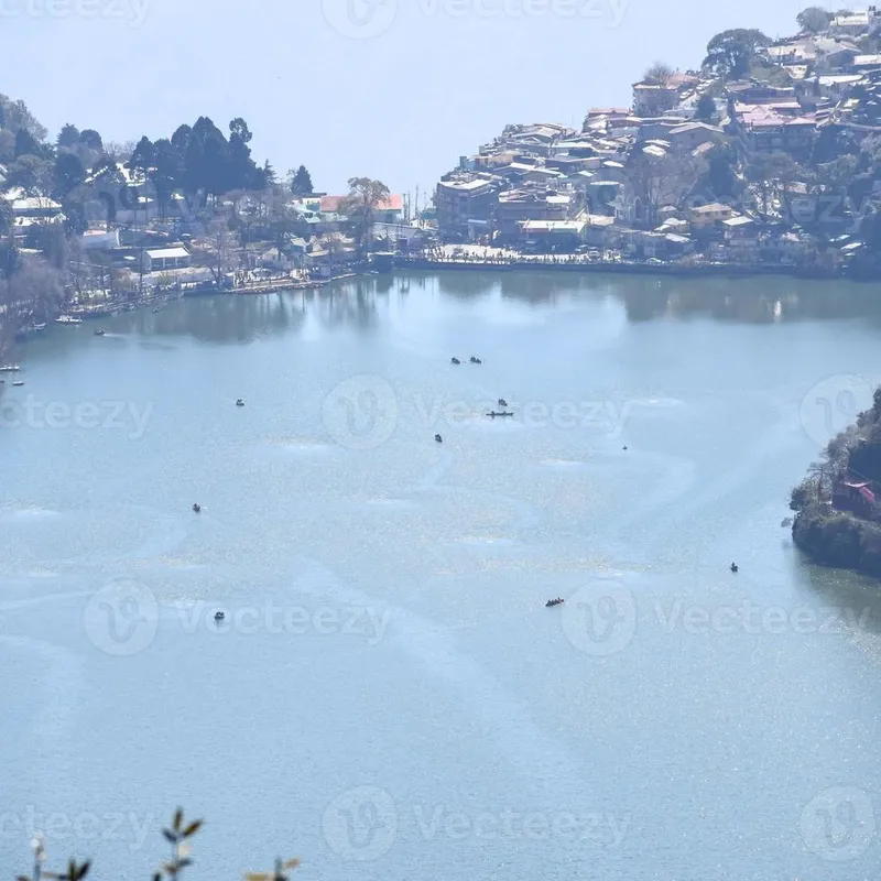 Image Nainital - Naini Lake image beautiful image beautiful image beautiful image beautiful image beautiful - Full view of Naini Lake during evening time near Mall Road in ...