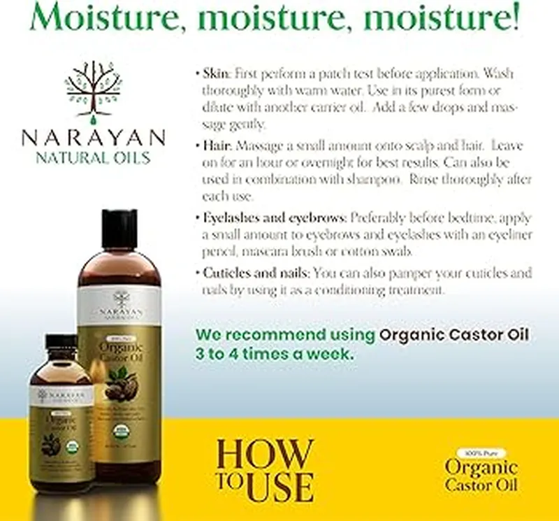 Image Narain image beautiful image beautiful image beautiful image beautiful image beautiful image beautiful - Amazon.com: Narayan Organic Castor Oil (4 Fl Oz GLASS BOTTLE) USDA ...