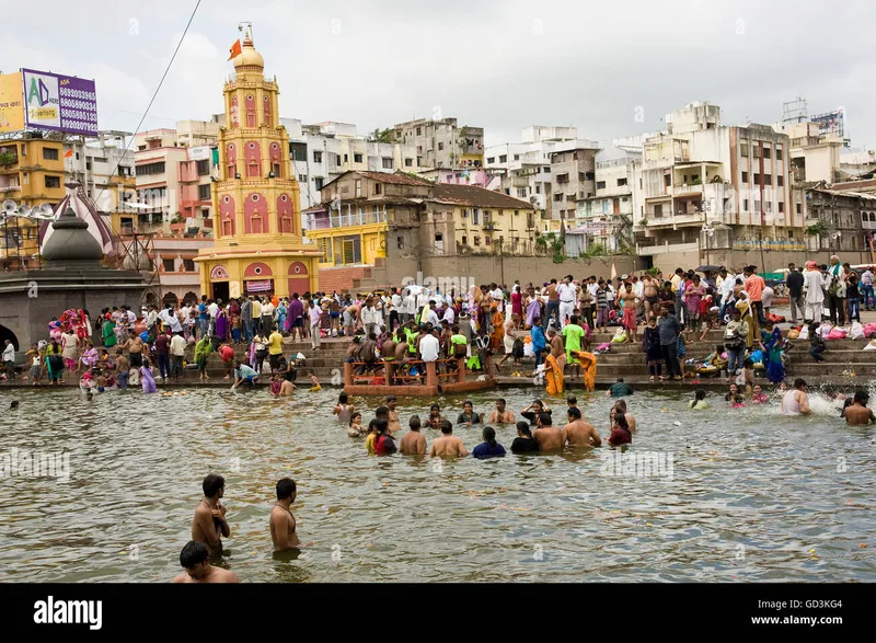 Image Nashik - Kumbh Mela image beautiful - Nasik kumbh mela, maharashtra, india, asia Stock Photo - Alamy