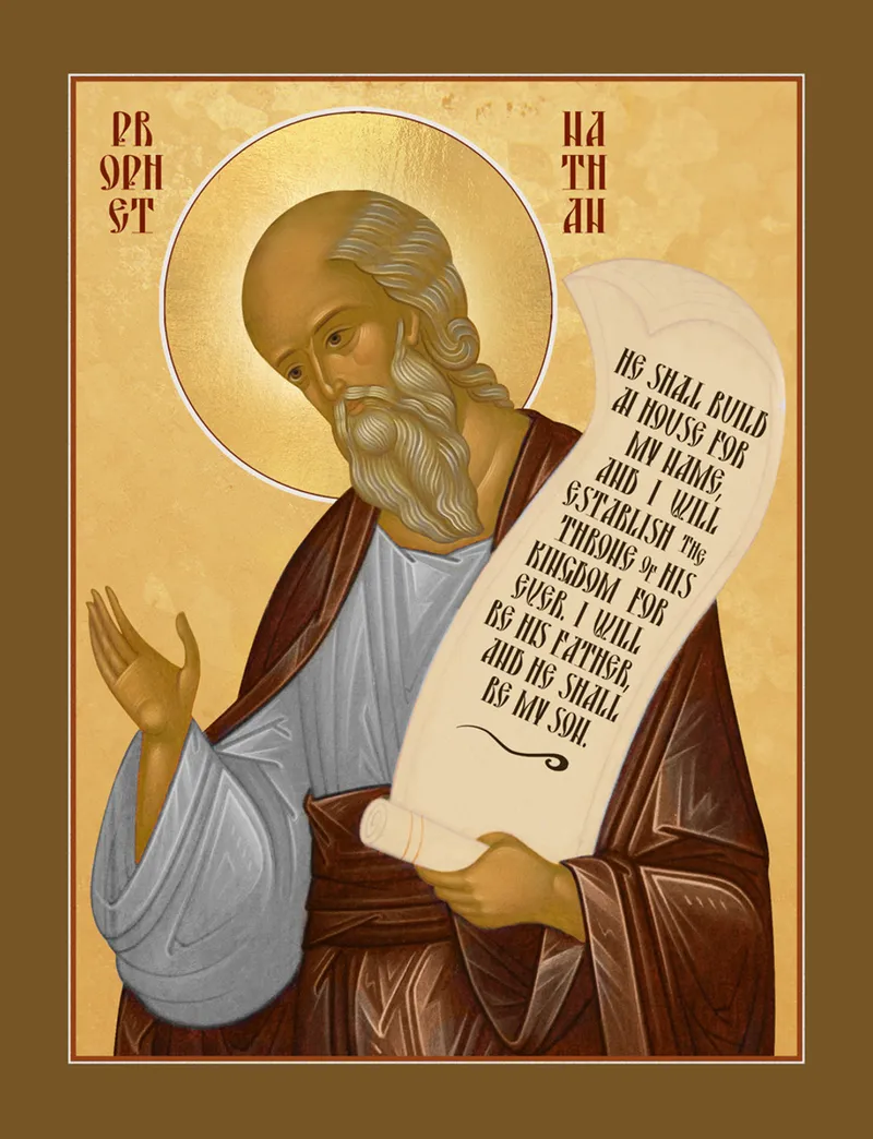 Image Nathan image beautiful - Icon of Prophet Nathan - (1PN10)