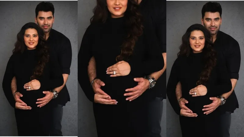 Image Nikitin Dheer image beautiful - Pregnant TV Actress Kratika Sengar Shared Maternity Photoshoot ...