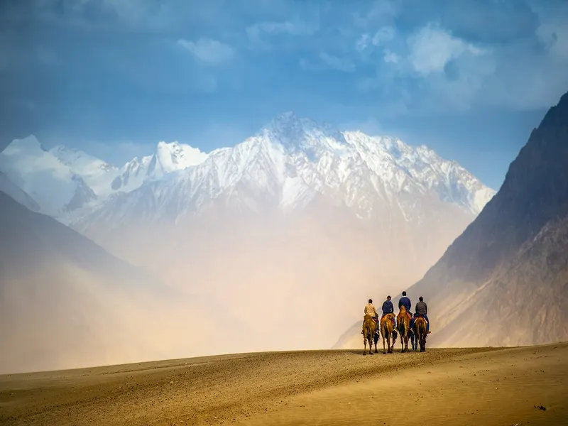 Image Nubra Valley - Sand Dunes and Bactrian Camels image beautiful - Third Rock From the Sun: Exploring Ladakh With the NASA Crew ...