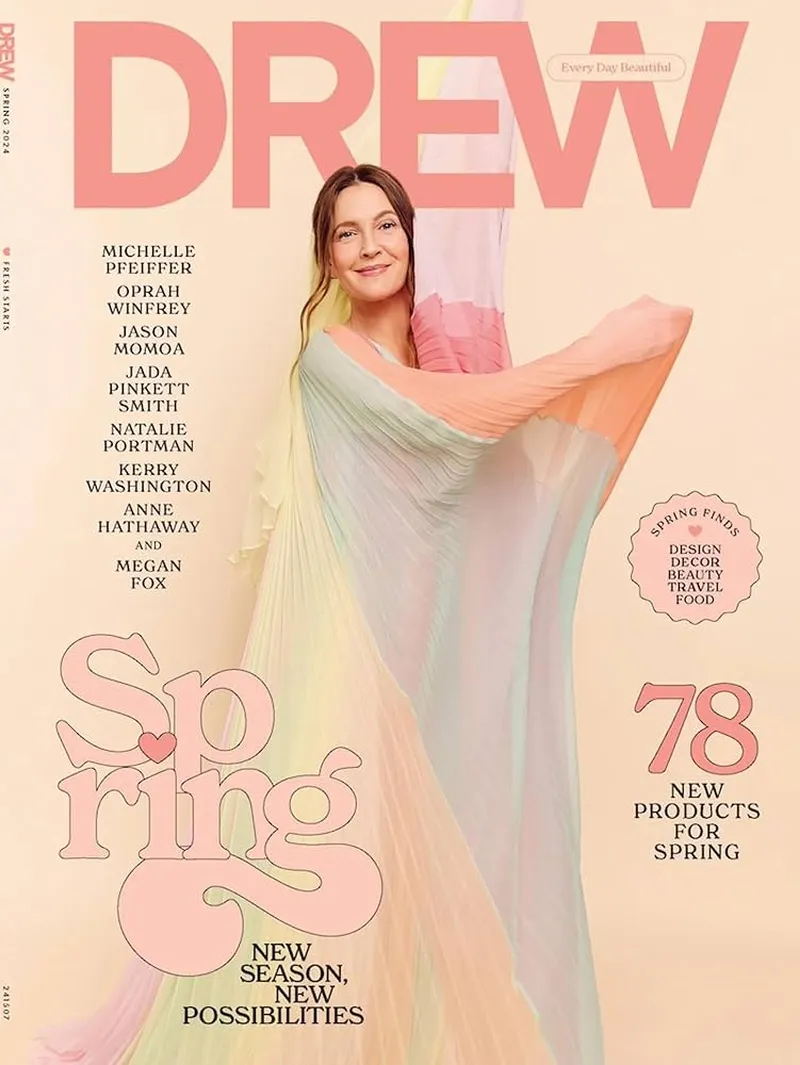 Image Oprah Winfrey image beautiful image beautiful image beautiful image beautiful image beautiful - DREW Barrymore Magazine - Spring 2024 Issue: 78 Spring Finds ...