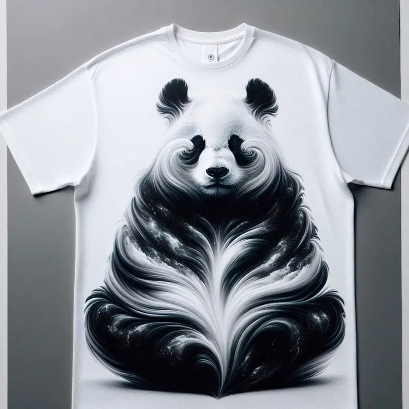 Image Panda image beautiful image beautiful image beautiful image beautiful image beautiful image beautiful image beautiful - Abstract Beautiful White Panda Round Neck Half Sleeve Cotton T ...