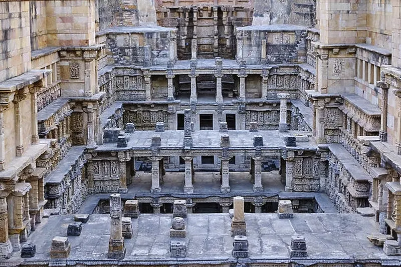 Image Patan - Rani ki Vav image beautiful - India, Gujarat, Patan, Rani-Ki Vav stepwell Our beautiful Wall Art ...