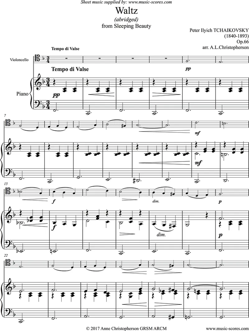 Image Peter image beautiful image beautiful image beautiful image beautiful image beautiful image beautiful image beautiful image beautiful image beautiful - Tchaikovsky. Sleeping Beauty Waltz Cello classical sheet music