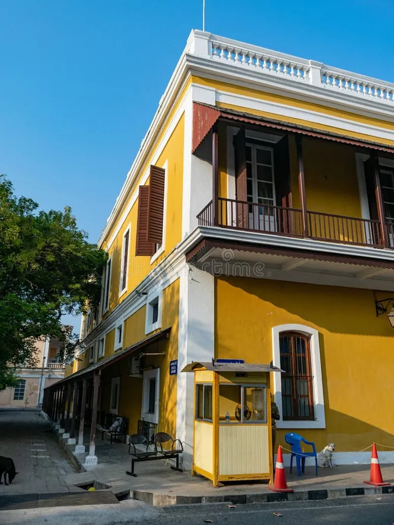 Image Pondicherry - French Colonial Town image beautiful - Indo France Stock Photos - Free & Royalty-Free Stock Photos from ...