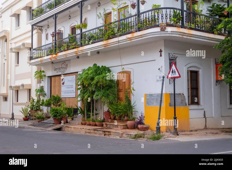 Image Pondicherry - French Colonial Town image beautiful image beautiful - French pondicherry hi-res stock photography and images - Page 7 ...