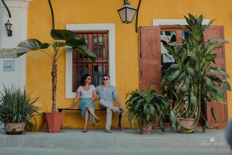 Image Pondicherry - French Colonial Town image beautiful image beautiful image beautiful - Pre-Wedding Photoshoot, Pondicherry: A Couple Shoot In The Lanes ...