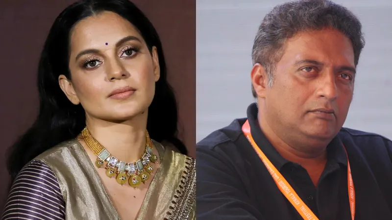 Image Prakash Raj image beautiful - Kangana Ranaut Locks Horns With Prakash Raj After He Criticises ...