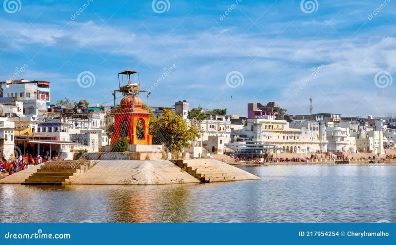 Image Pushkar - Sacred Lake image beautiful image beautiful - Beautiful Ghats on Pushkar Lake in Rajasthan, India. Editorial ...