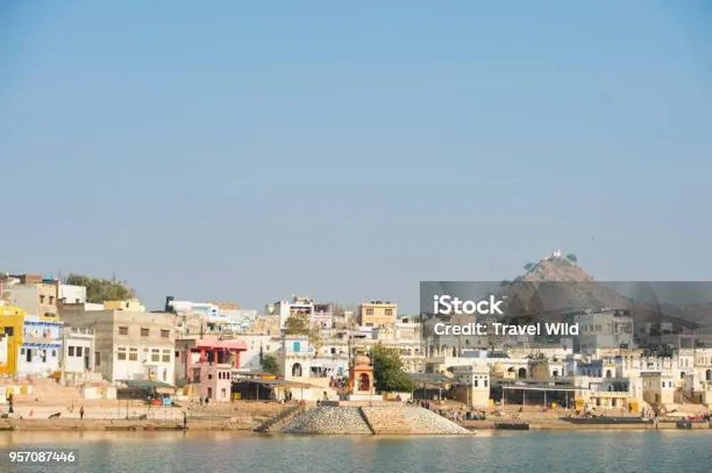 Image Pushkar - Sacred Lake image beautiful image beautiful image beautiful - Beautiful Pushkar Skyline And Sacred Lake Rajasthan Pushkar Is ...