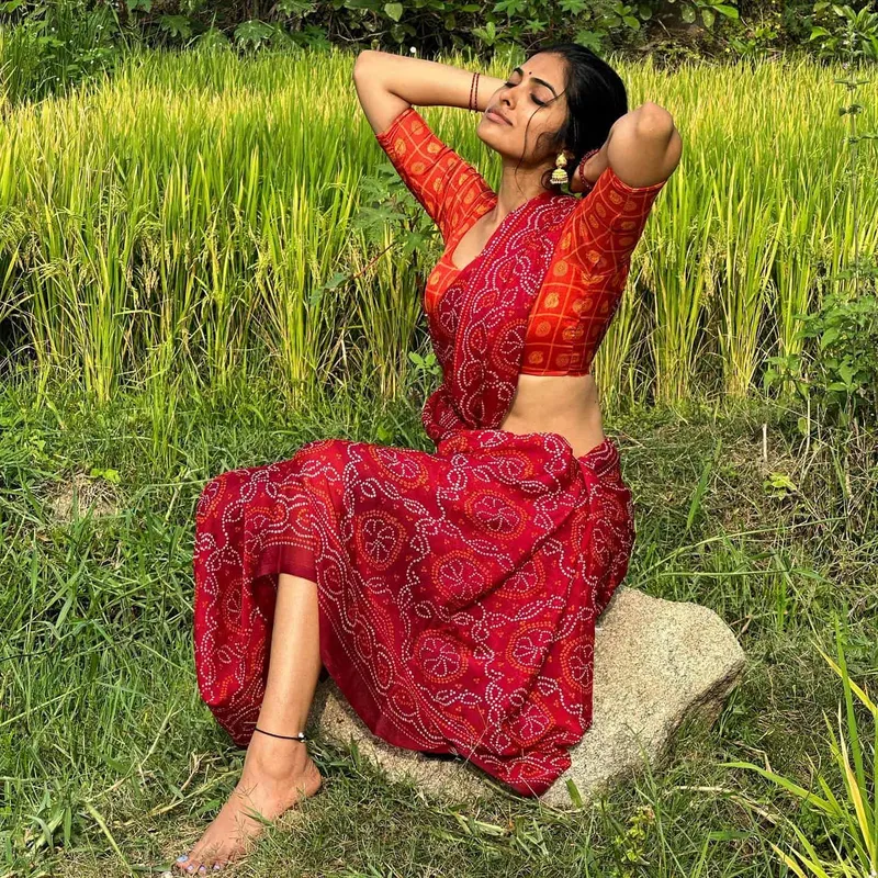 Image Rajinikanth image beautiful image beautiful image beautiful image beautiful image beautiful image beautiful image beautiful - Bigg Boss Beauty Poses In Red Saree