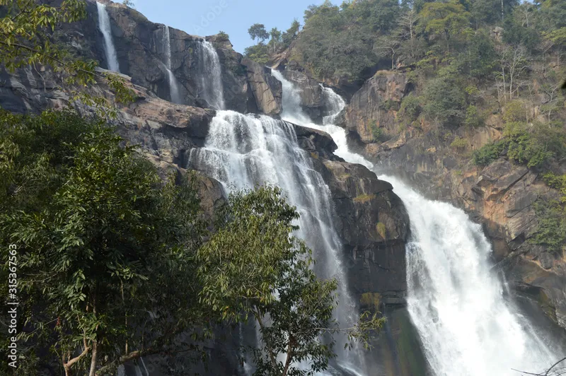 Image Ranchi - Dasam Falls image beautiful - beautiful huge Hundru waterfall of Ranchi ,india Stock Photo ...