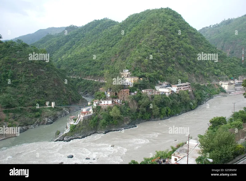 Image Rudra Prayag - Confluence of Rivers image beautiful image beautiful image beautiful - Uttarakhand garhwal hi-res stock photography and images - Alamy