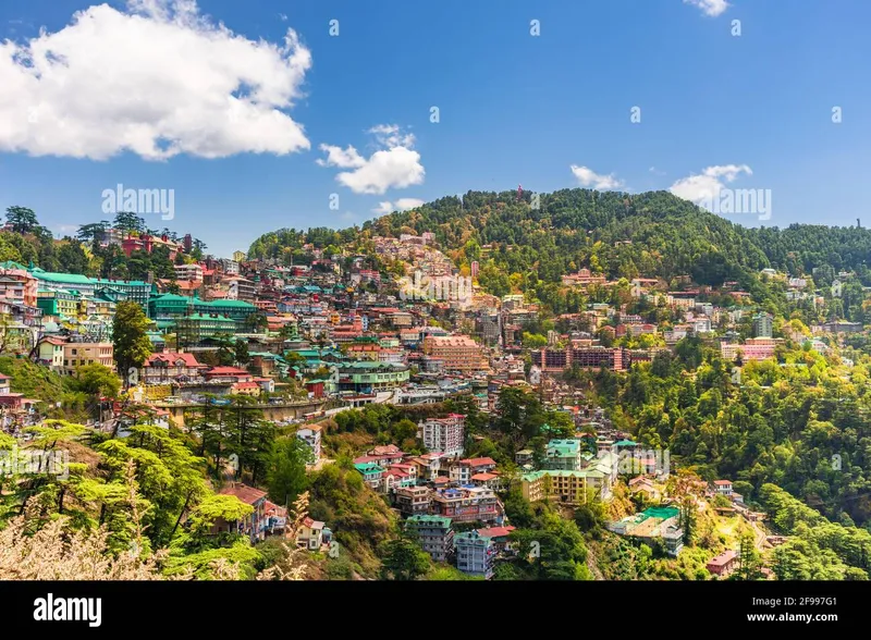 Image Shimla - Summer Capital image beautiful image beautiful image beautiful - Beautiful panoramic cityscape of Shimla, the state capital of ...