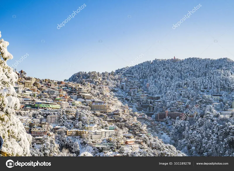 Image Shimla - Summer Capital image beautiful image beautiful image beautiful - Beautiful View of Shimla City After a Snowfall — Stock Editorial ...