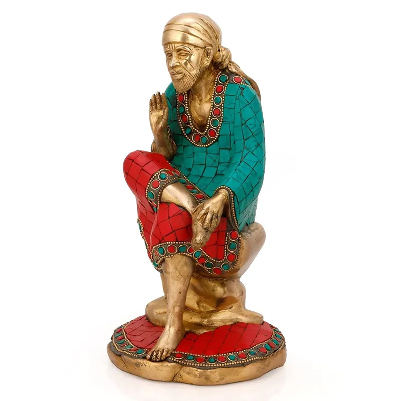 Image Shirdi - Sai Baba Temple image beautiful image beautiful image beautiful - Saibaba Murti Idol Statue – Indian Sculpture – Brass Shirdi Sai ...