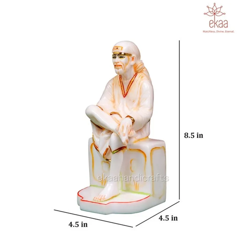 Image Shirdi - Sai Baba Temple image beautiful image beautiful image beautiful image beautiful image beautiful - Sai Baba Statue Cultured Marble , 8.5in Shirdi Sai Baba, Hindu ...