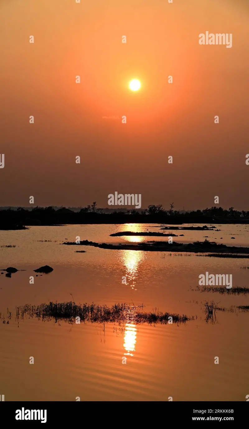 Image Sundarbans - Mangrove Forest image beautiful image beautiful image beautiful - The beautiful Sunset at Worlds largest Mangrove Forest in ...