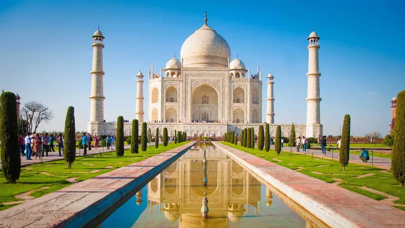 Image Taj Mahal - Agra image beautiful - Beauty of the Taj Mahal