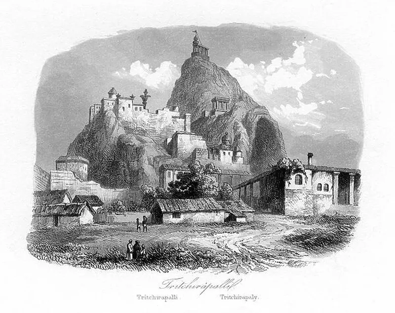 Image Trichy (Tiruchirappalli) - Rock Fort image beautiful image beautiful - Tiruchirapalli, India, c1840. Artist: N Remond Our beautiful Wall ...