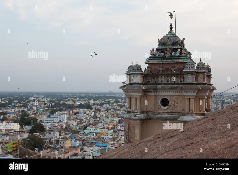 Image Trichy (Tiruchirappalli) - Rock Fort image beautiful image beautiful - Aerial view of Tiruchirappalli,Tamil Nadu, India Stock Photo - Alamy