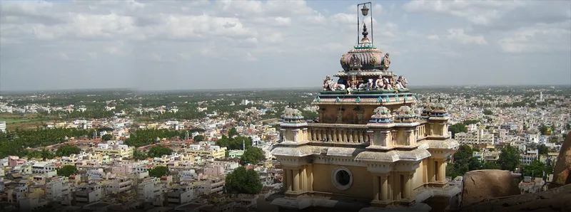 Image Trichy (Tiruchirappalli) - Rock Fort image beautiful image beautiful image beautiful image beautiful - 19 Amazing South Indian Temples Must Visit - HtoIndia