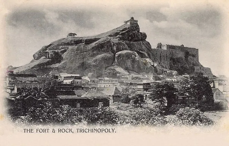 Image Trichy (Tiruchirappalli) - Rock Fort image beautiful image beautiful image beautiful image beautiful image beautiful - Fort and Rock, Trichinopoly, Tamil Nadu, India Our beautiful Wall ...