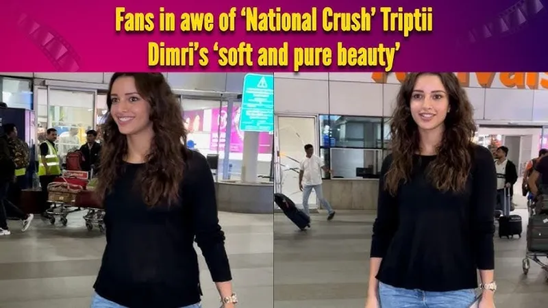 Image Triptii Dimri image beautiful image beautiful - Animal star Triptii Dimri gets papped at airport, her 'soft and ...