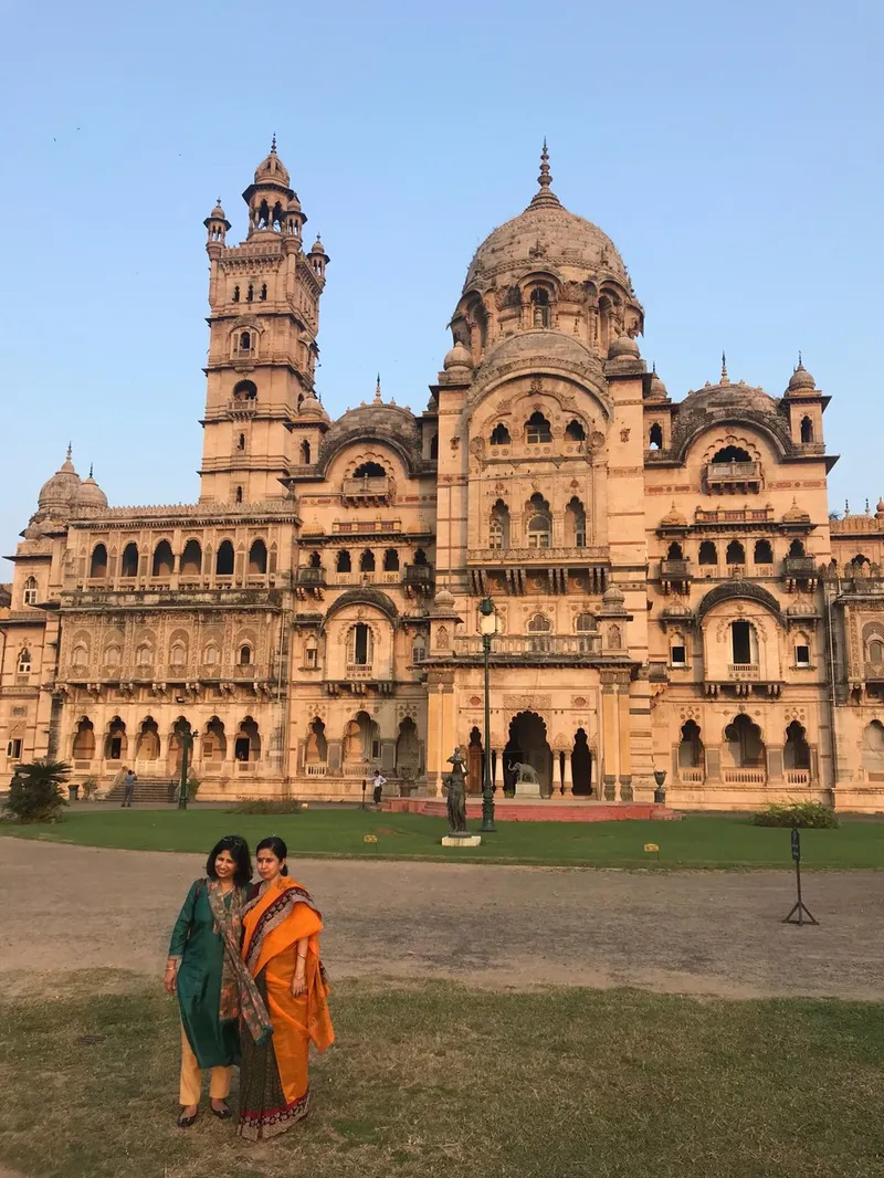 Image Vadodara - Laxmi Vilas Palace image beautiful - Laxmi Vilas Palace, Vadodara - From Garden, India